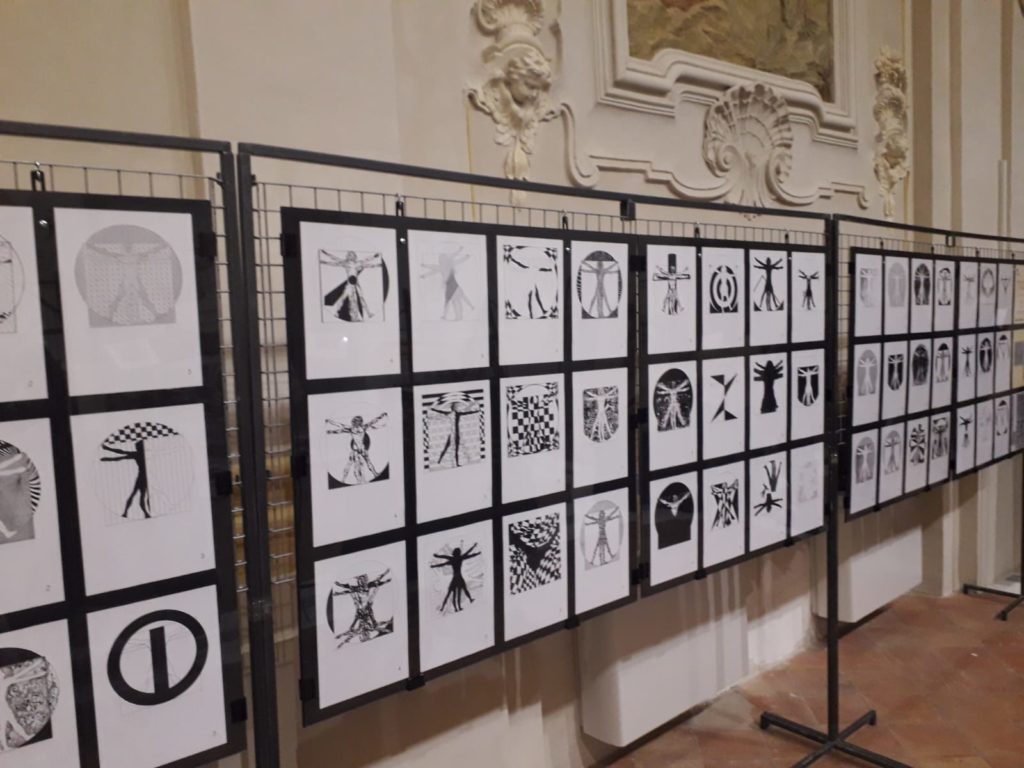 Mostra Leonardo da Vinci a Guardia Sanframondi - Uomo Vitruviano